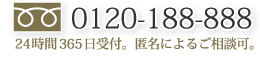 浮気調査の無料ご相談は0120-188-888